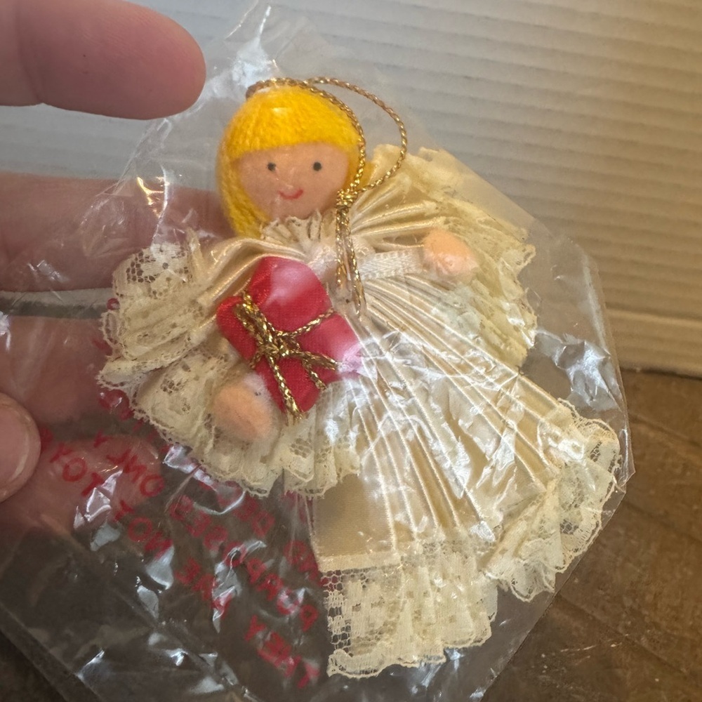Vintage Russ Angel Christmas Ornament